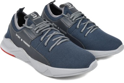 DEERAM Stylish Sport Running Shoes For Men(Grey , 9)