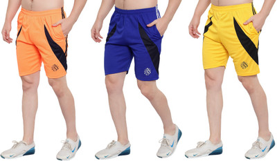 OORA Color Block Men Multicolor Sports Shorts