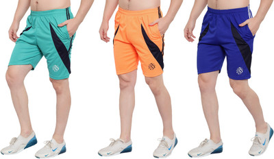 OORA Color Block Men Multicolor Sports Shorts