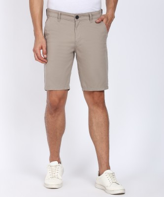 WROGN Solid Men Grey Regular Shorts