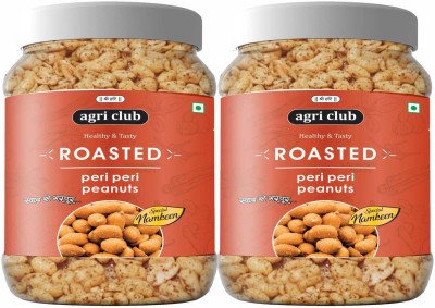 AGRI CLUB Roasted Peri Peri Peanuts 250g (pack of 2) 500g(2 x 250 g)