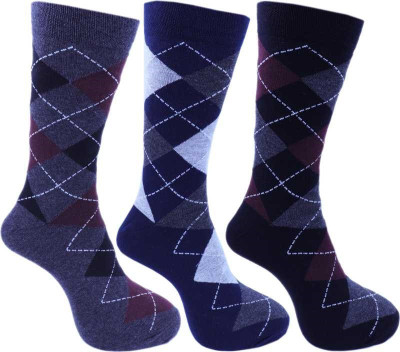 Dreamworld Men Printed Calf Length(Pack of 3)