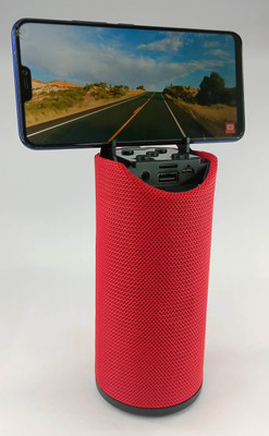 Borneo Premium Shockproof & Bluetooth Speaker rehq-5 10 W Bluetooth Speaker(Red, Stereo Channel)