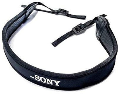 mik Neck/Shoulder Load Bearing Neoprene Elastic Belt for Sony ALL DSLR, SLR Camera Strap(Black)