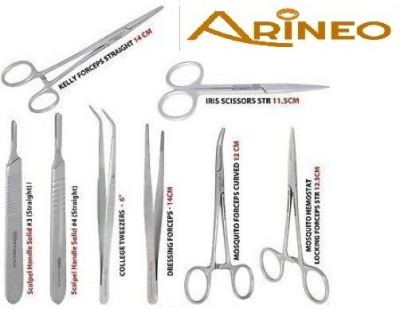 ARINEO 8PCS. PREMIUM QUALITY SURGICAL INSTRUMENT SET Utility Forceps