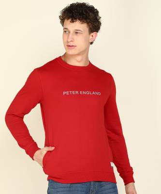 Peter england hot sale sweatshirt white