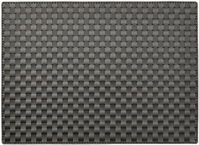 IKEA Rectangular Pack of 1 Table Placemat(Black, Polypropylene)