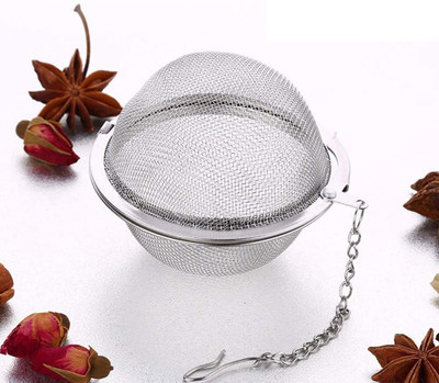 Dhruv Mart Stainless Steel Mesh Tea Ball Infuser, Siasky Loose Leaf Tea Infuser Strainers 2.1 Inch Strainers Interval Diffuser for Natural Tea & Seasoning Spices Brewing loose leaf tea, soup, hotpot 2 Pcs Collapsible Strainer(Silver Pack of 2) Dhruv Mart Stainless Steel Mesh Tea Ball Infuser, Siasky Loose Leaf Tea Infuser Strainers 2.1 Inch Strainers Interval Diffuser for Natural Tea & Seasoning Spices Brewing loose leaf tea, soup, hotpot 2 Pcs Collapsible Strainer(Silver Pack of 2)