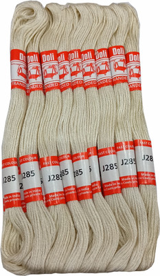 Quickcollection Doli Thread Skeins/ Long Stitched Embroidery Stranded Cotton J285 Thread(8 m Pack of25)