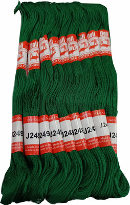 Quickcollection Doli Thread Skeins/ Long Stitched Embroidery Stranded Cotton J249 Thread(8 m Pack of25)