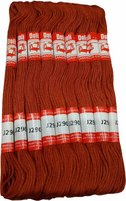 Abn Traders brown Thread(90 m Pack of25)