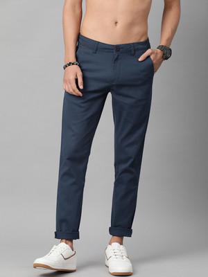 Roadster Regular Fit Men Blue Trousers
