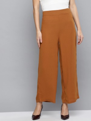 RARE Relaxed Women Brown Trousers
