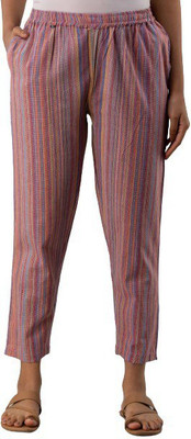 KANCHUK Regular Fit Women Red Trousers