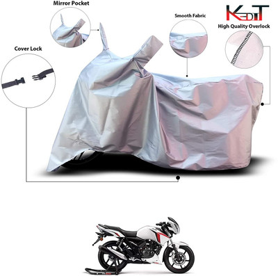 KEDIT Waterproof Two Wheeler Cover for TVS(Apache RTR 160, Silver)