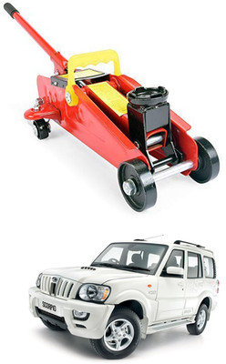 MATIES 2 Ton Car Hydraulic Trolley Jack For Scorpio For All Models Vehicle Jack(2000 kg)