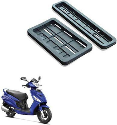 autoformonix Bike Number Plate Frame (Standard Size for All Bikes) (Front & Back) for maestro Bike Number Plate(Plastic 28 cm  x  7 cm)