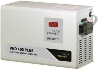 V-Guard VND 400 Plus for Ac Upto 1.5 Ton (150V - 285V) Voltage Stabilizer (Grey) VOLTAGE STABLIZER(Grey)