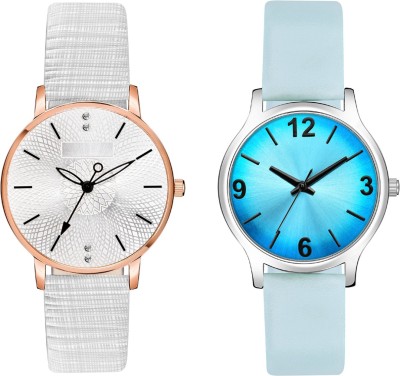 SPLAZOS New Attractive Design Roman Number Dial And Guanine Leather Strap Analog Watch  - For Girls