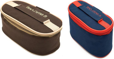 BAG GEAR Lunch Box Cover Waterproof Lunch Bag Waterproof Lunch Bag(Black, Brown, 2 L)