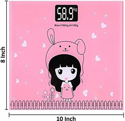 SEAHAVEN Digital Weighing Scale - Heavy Thick Tempered Glass LCD Display Personal Bathroom Weight Machine for Human Body Health Weight Scale Digital for Men Or Women and Children Weighing Scale(Pink) SEAHAVEN Digital Weighing Scale - Heavy Thick Tempered Glass LCD Display Personal Bathroom Weight Machine for Human Body Health Weight Scale Digital for Men Or Women and Children Weighing Scale(Pink)