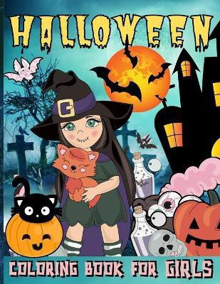 Halloween Coloring Book For Girls(English, Paperback, Lance Sang Renee)