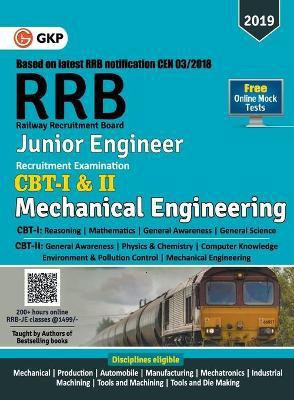 Rrb (Railway Recruitment Board) 2019 - Junior Engineer CBT -I & II - Mechanical & Allied Engineering(English, Paperback, Gkp)