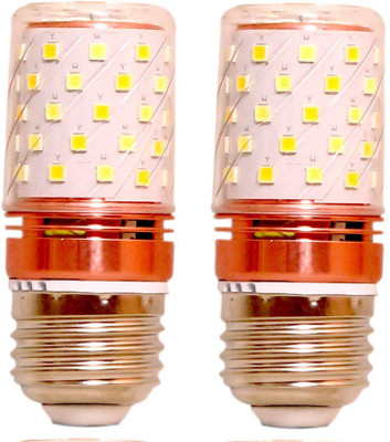 KINIS 12 W Basic Standard E27 LED Bulb(Multicolor, Pack of 2)
