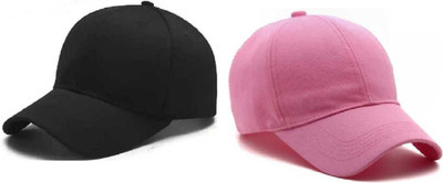 b for u Solid Sports/Regular Cap Cap(Pack of 2)