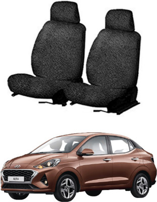 Chiefride Cotton Car Seat Cover For Hyundai Aura(Front Detachable Headrest, Without Back Seat Arm Rest, 5 Seater)