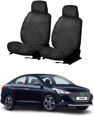 Chiefride Cotton Car Seat Cover For Hyundai Verna Fluidic(Front Detachable Headrest, Without Back Seat Arm Rest, 5 Seater)