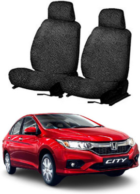 Chiefride Cotton Car Seat Cover For Honda City New ivtech/idtech(Front Detachable Headrest, Without Back Seat Arm Rest, 5 Seater)