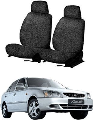 Chiefride Cotton Car Seat Cover For Hyundai Accent(Front Detachable Headrest, Without Back Seat Arm Rest, 5 Seater)