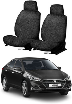 Chiefride Cotton Car Seat Cover For Hyundai Verna(Front Detachable Headrest, Without Back Seat Arm Rest, 5 Seater)