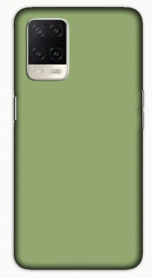 itrusto Back Cover for OPPO A54, OPPO A54 Plain Green PRINTED DESIGNER BACK CASE COVER(Multicolor, Hard Case, Pack of: 1)
