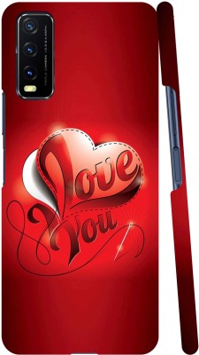 GS PANDA COLLECTIONS Back Cover for VIVO Y12s 2021(Red, Pack of: 1)