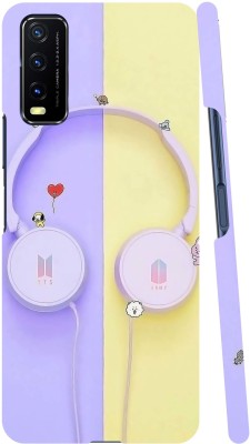 GS PANDA COLLECTIONS Back Cover for VIVO Y12s 2021(Purple, Yellow, Pack of: 1)