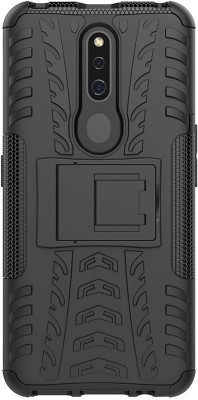 CONNECTPOINT Bumper Case for Oppo F11 Pro(Black, Rugged Armor, Pack of: 1)
