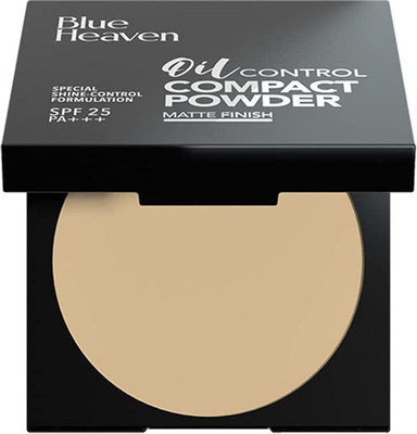 BLUE HEAVEN Oil control compact powder matte finish cream blush 201 Compact(cream blush, 8 g)