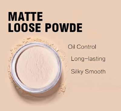 Aylily Face setting Soft Ultra Fine Loose Powder  Compact(NATURAL BEIGE, 15 g)