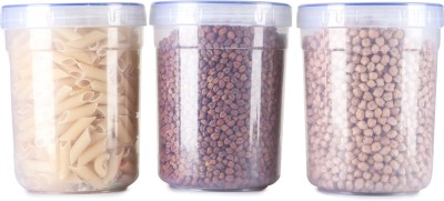 M.K. TRADERS Plastic Grocery Container  - 2000 ml(Pack of 3, Clear)