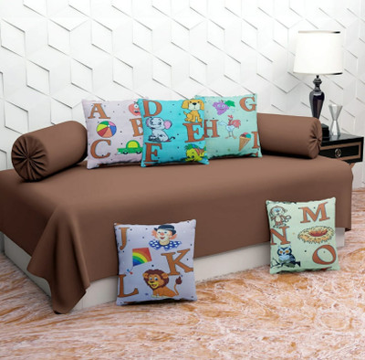 Safunooza Polycotton Cartoon Diwan Set(Multicolor)