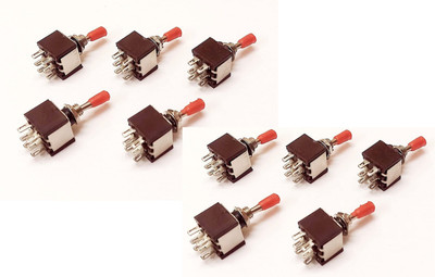 ERHIndia (Pack of 10) Toggle Switch 6 Pin 2-Way 3A/5A AC 250V/125V DPDT Mini Toggle ON OFF Switch for 125V 2 Way Toggle Multiple Applications Alternative Energy Electronic Hobby Kit ERHIndia (Pack of 10) Toggle Switch 6 Pin 2-Way 3A/5A AC 250V/125V DPDT Mini Toggle ON OFF Switch for 125V 2 Way Toggle Multiple Applications Alternative Energy Electronic Hobby Kit
