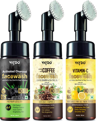 coupon Cappuccino Coffee Foaming Face Wash with Vitamin E, Almond Milk – 75ml | MCaffeine Latte Coffee Moisturizing | Mild Cleansing, Tones the Skin | Almond Milk, Shea Butter | All Skin Types | Paraben & SLS Free Face Wash(75 ml)