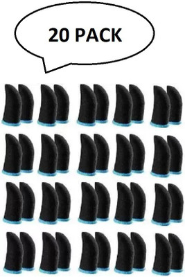 PORTLIX Thumb Sleeves for Mobile Gaming Finger Sleeve 20 Pairs (Pack of 40) Finger Sleeve(Pack of 40)