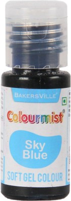 Colourmist Soft Gel Paste Food Color, (Sky Blue), 20g | Edible Gel Colour For Fondant / Dessert / Baking |Sky Blue(20 ml)