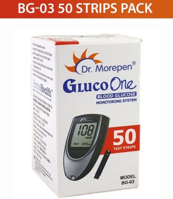 NoMed Dr. GLUCO ONE BG-03 50 Glucometer Strips Only, No Glucometer Lancets(0)