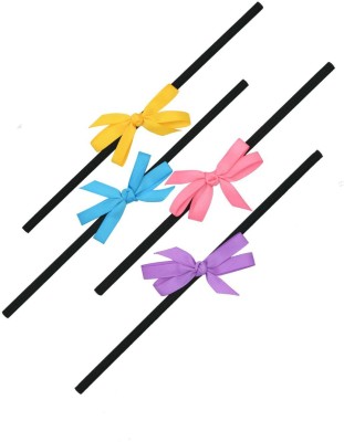 FunKrafts Kids Girls Trendy Cutwork Soft Headbands 4 Pieces Head Band(Multicolor)
