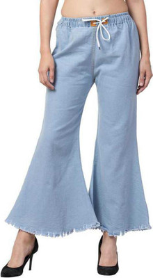 Maniere Collections Jogger Fit Women Blue Jeans