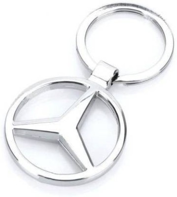 Americ Style Mercedes Benz Logo Metal (Silver) Key Chain